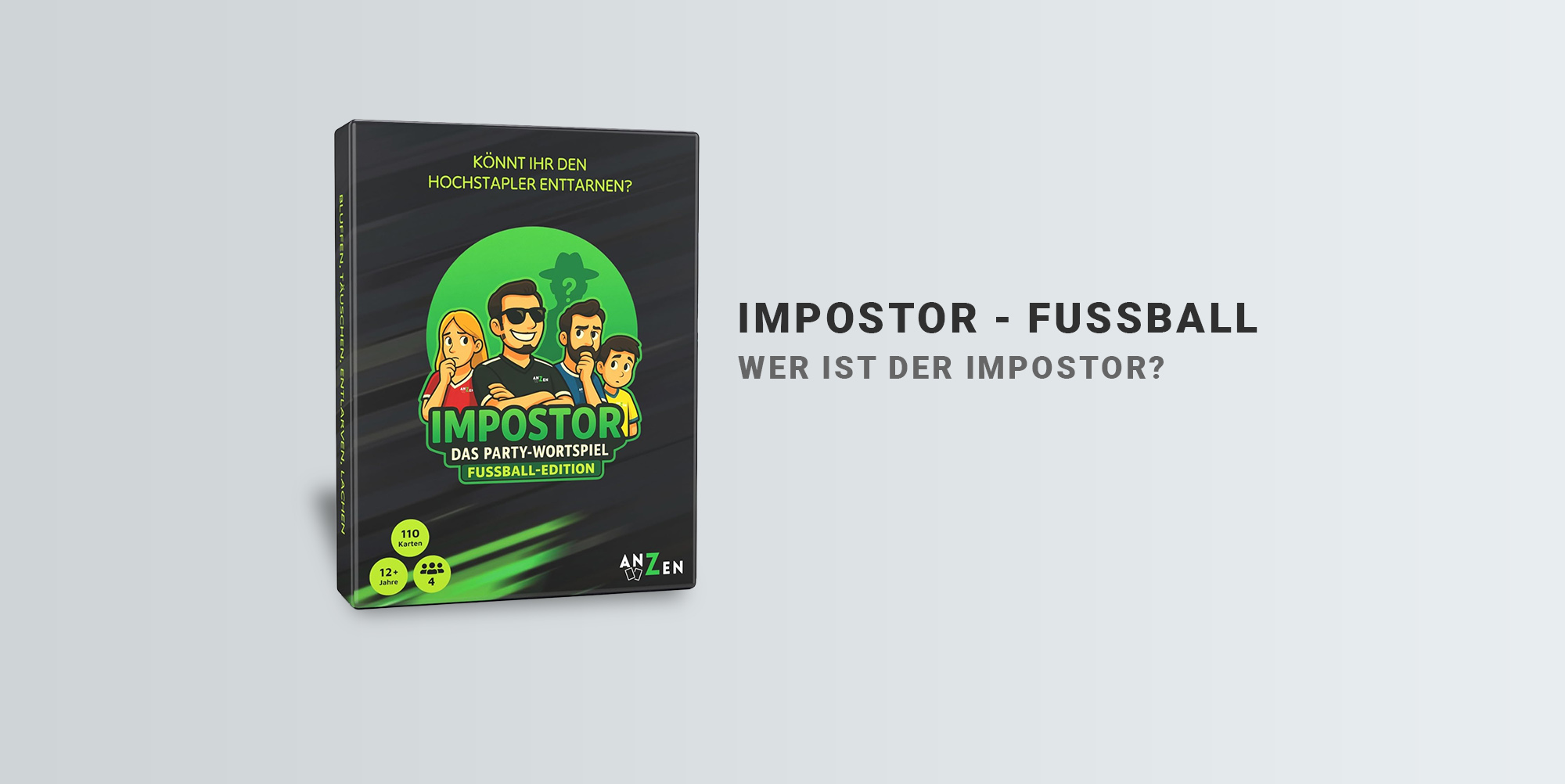 Teaserbild zum Spiel: Imposter - Fußball-Edition Teaserbild zum Spiel: Imposter - Fußball-Edition
